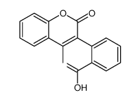 2-(4-methyl-2-oxochromen-3-yl)benzoic acid结构式