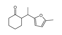 2-[1-(5-methylfuran-2-yl)ethyl]cyclohexan-1-one结构式