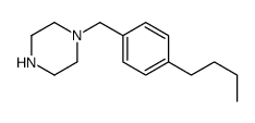 1-[(4-butylphenyl)methyl]piperazine结构式