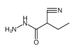 Butanoic acid, 2-cyano-, hydrazide Structure