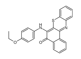 6-(4-ethoxyanilino)benzo[a]phenothiazin-5-one结构式