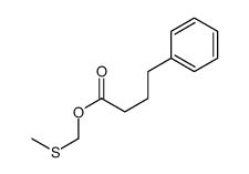 methylsulfanylmethyl 4-phenylbutanoate结构式
