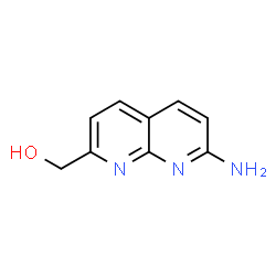 1,8-Naphthyridine-2-methanol,7-amino- Structure