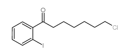 7-CHLORO-1-(2-IODOPHENYL)-1-OXOHEPTANE结构式