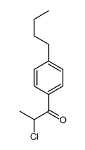 1-(4-butylphenyl)-2-chloropropan-1-one结构式