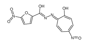 5-nitro-N'-(4-nitroso-7-oxocyclohepta-1,3,5-trien-1-yl)furan-2-carbohydrazide结构式