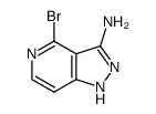 4-bromo-1H-pyrazolo[4,3-c]pyridin-3-amine结构式