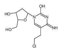 4-amino-5-(2-chloroethyl)-1-[(2R,4S,5R)-4-hydroxy-5-(hydroxymethyl)oxolan-2-yl]pyrimidin-2-one Structure