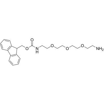 Fmoc-NH-PEG3-C2-NH2结构式