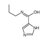 1H-Imidazole-4-carboxamide,N-propyl-(9CI) structure
