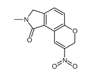 2-methyl-8-nitro-3,7-dihydropyrano[2,3-g]isoindol-1-one结构式