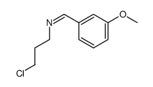 N-(3-chloropropyl)-1-(3-methoxyphenyl)methanimine Structure