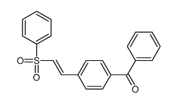 [4-[2-(benzenesulfonyl)ethenyl]phenyl]-phenylmethanone Structure