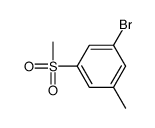1-bromo-3-methyl-5-methylsulfonylbenzene Structure