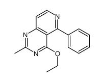 4-ethoxy-2-methyl-5-phenylpyrido[4,3-d]pyrimidine Structure