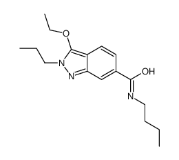 N-butyl-3-ethoxy-2-propylindazole-6-carboxamide Structure