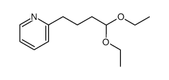 2-(4,4-diethoxy-butyl)-pyridine结构式