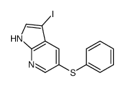 3-iodo-5-phenylsulfanyl-1H-pyrrolo[2,3-b]pyridine Structure