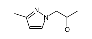 2-Propanone, 1-(3-methyl-1H-pyrazol-1-yl) Structure