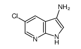 5-Chloro-1H-pyrrolo[2,3-b]pyridin-3-amine结构式