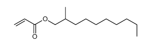 2-methyldecyl prop-2-enoate结构式