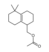 octahydro-5,5-dimethylnaphthalene-1-methyl acetate structure