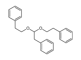 1,1'-[(2-phenylethylidene)bis(oxy-2,1-ethanediyl)]bisbenzene结构式