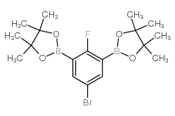 2,2'-(5-Bromo-2-fluoro-1,3-phenylene)bis(4,4,5,5-tetramethyl-1,3,2-dioxaborolane) picture