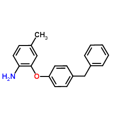 2-(4-Benzylphenoxy)-4-methylaniline结构式