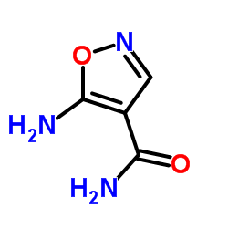 5-氨基-4-异噁唑羧酰胺结构式