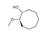 trans-2-methoxy-cyclooctan-1-ol Structure