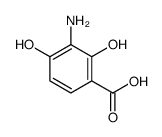 3-amino-2,4-dihydroxybenzoic acid结构式
