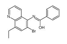 N-(6-bromo-8-ethylquinolin-5-yl)benzamide Structure