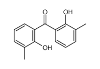 2,2'-dihydroxy-3,3'-dimethyl-benzophenone结构式