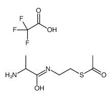 [1-(2-acetylsulfanylethylamino)-1-oxopropan-2-yl]azanium,2,2,2-trifluoroacetate结构式