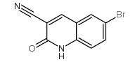 6-溴-2-羟基喹啉-3-甲腈结构式