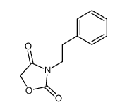 3-(2-Phenylethyl)-2,4-oxazolidinedione结构式