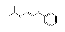 (Ξ)-1-isopropoxy-2-phenylsulfanyl-ethylene结构式