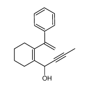 1-(2-(1-phenylvinyl)cyclohex-1-enyl)but-2-yn-1-ol Structure