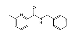 N-benzyl-6-methylpicolinamide Structure