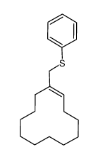 1-(phenylthiomethyl)cyclododecene结构式