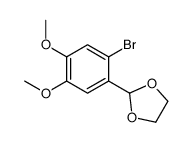 2-(2-bromo-4,5-dimethoxyphenyl)-1,3-dioxolane Structure