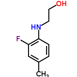 2-[(2-Fluoro-4-methylphenyl)amino]ethanol结构式