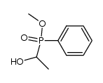 methyl (1-hydroxyethyl)(phenyl)phosphinate Structure