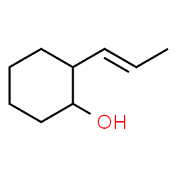 CYCLOHEXANOL, 2-(1-PROPENYL)-, (E)- Structure