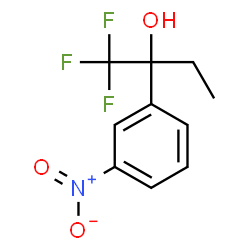 1,1,1-Trifluoro-2-(3-nitrophenyl)-2-butanol Structure