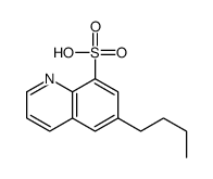 8-Quinolinesulfonic acid,6-butyl- Structure