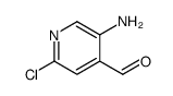 5-amino-2-chloropyridine-4-carbaldehyde结构式