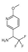 2,2,2-trifluoro-1-(6-methoxypyridin-3-yl)ethanamine Structure