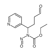 4-(carbethoxynitrosamino)-4-(3-pyridyl)butanal Structure